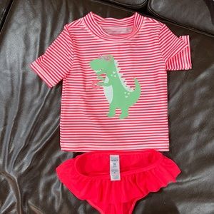 3T girls 2 piece bathing suit. Tankini